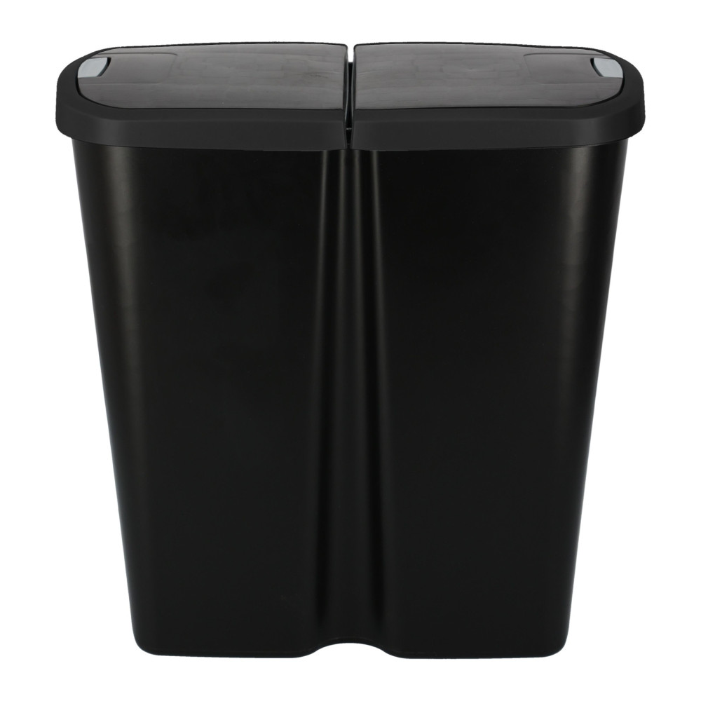 Kosz na śmieci Keden Compacta Q DUO 45 l czarny - NDAB45-S411 - Keden - 3