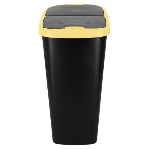 Kosz na śmieci Keden Compacta Q DUO 45 l czarny / jasny żółty - NDAB45-1215C/S411 - Keden - 4