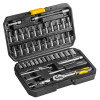 Zestaw kluczy nasadowych 1/4" 46 el. Topex - 38D640 - Topex - 1