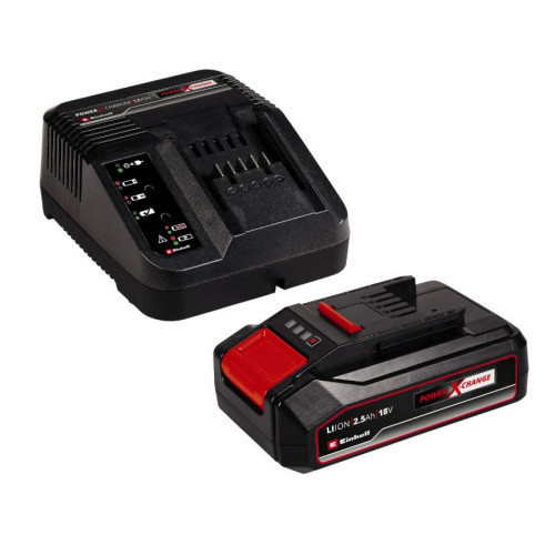 Zestaw Einhell Power X-Change 18 V: akumulator 2.5 Ah + ładowarka 3 A - 4512097 - Einhell - 1