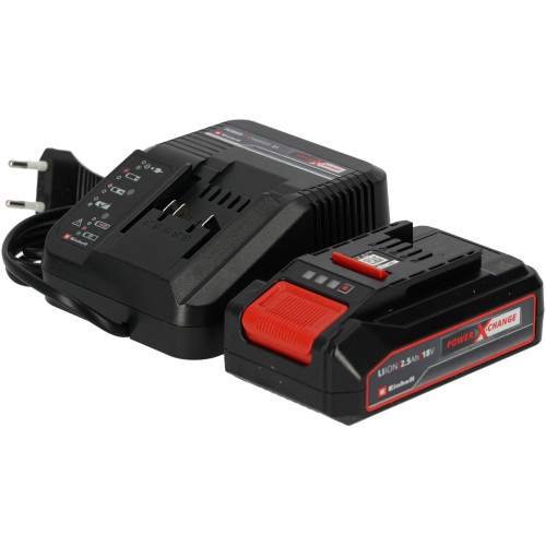 Zestaw Einhell Power X-Change 18 V: akumulator 2.5 Ah + ładowarka 3 A - 4512097 - Einhell - 1 2