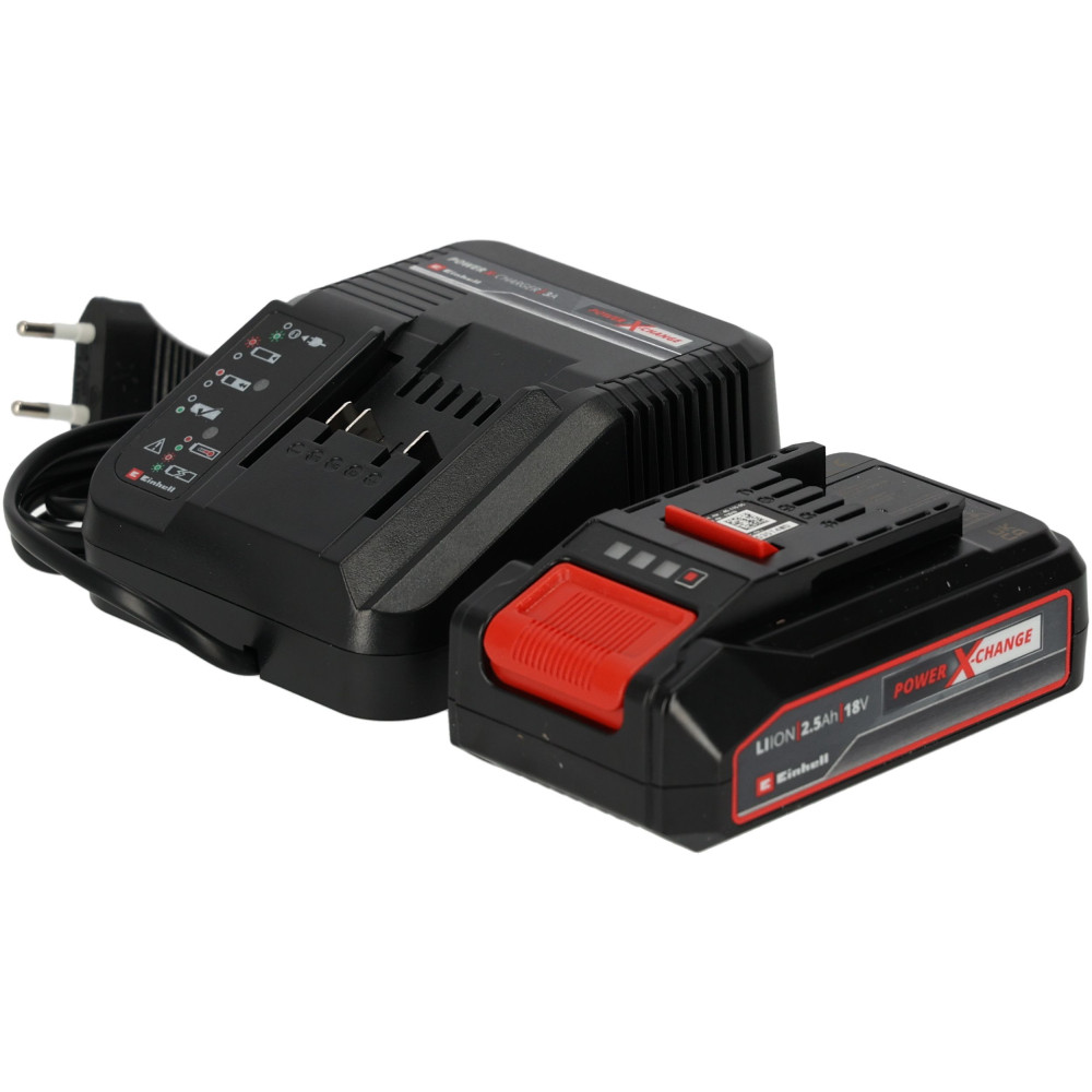 Zestaw Einhell Power X-Change 18 V: akumulator 2.5 Ah + ładowarka 3 A - 4512097 - Einhell - 2