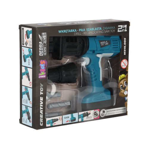 Zabawka wkrętarka-piła szablasta Dedra - M315.003 - Dedra - 1 2
