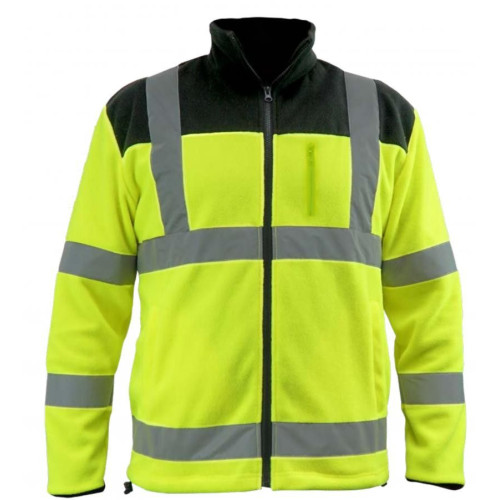 Bluza polarowa robocza odblaskowa żółta Dedra - BH80P3 - Dedra - 1
