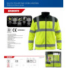 Bluza polarowa robocza odblaskowa żółta Dedra - BH80P3 - Dedra - 6