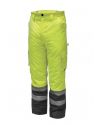 Ocieplane spodnie robocze odblaskowe żółte Dedra - BH80SP1 - Dedra - 1