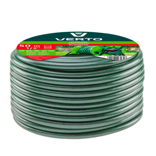 Wąż ogrodowy 3-warstwowy 1/2" 50 m Economic Verto - 15G802 - Verto - 1