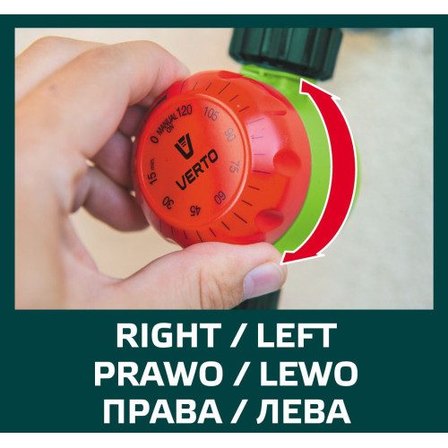 Ogrodowy wyłącznik czasowy na kran Verto - 15G750 - Verto - 5
