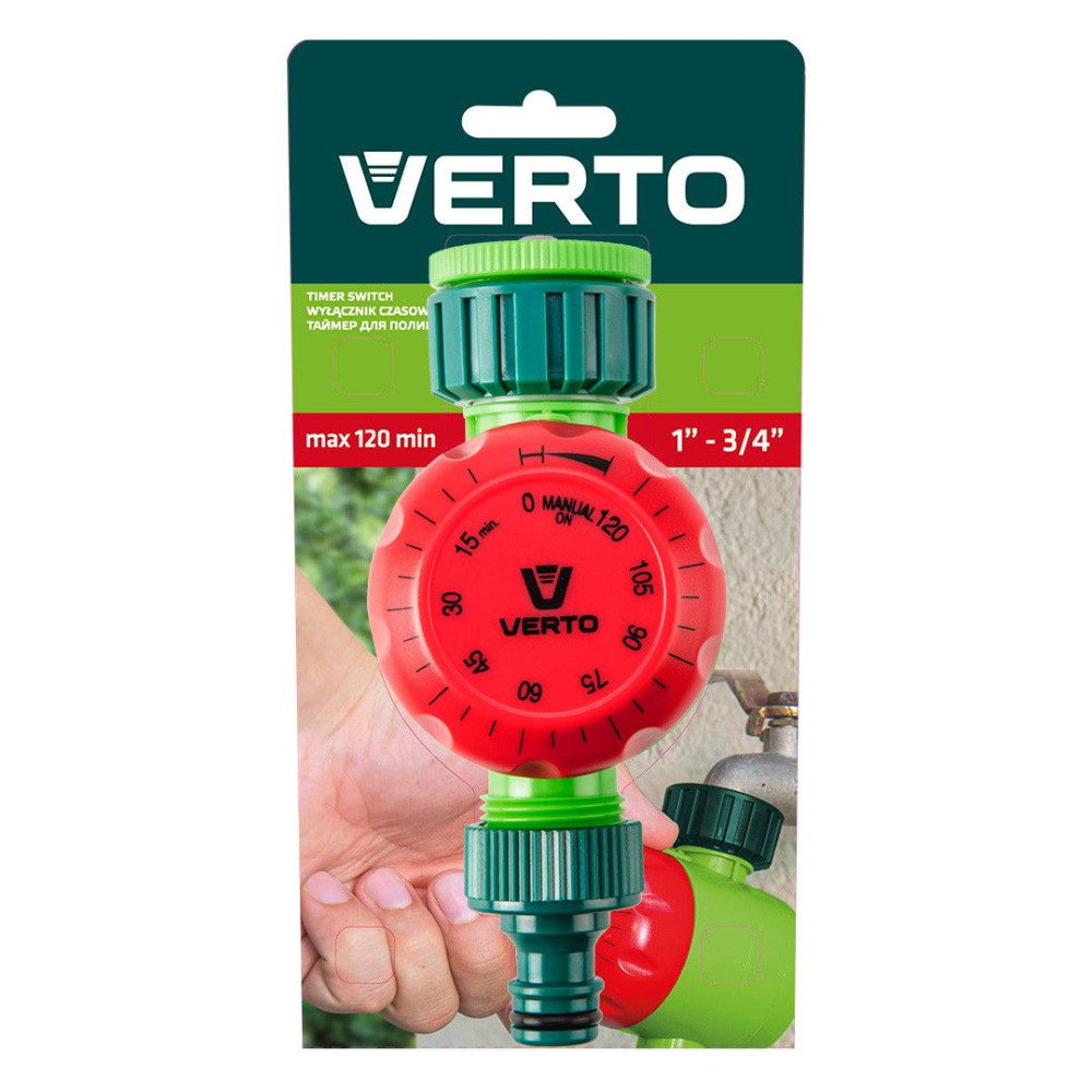 Ogrodowy wyłącznik czasowy na kran Verto - 15G750 - Verto - 8