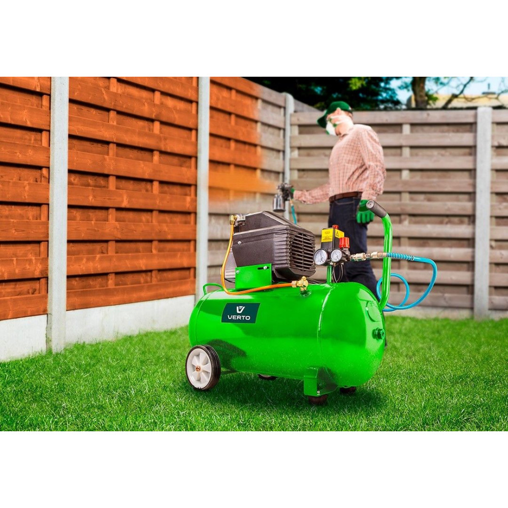 Kompresor olejowy 50 litrów Verto - 73K004 - Verto - 3