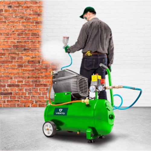 Kompresor olejowy 24 litry Verto - 73K002 - Verto - 3