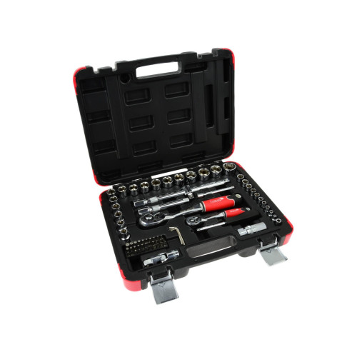 Zestaw kluczy nasadowych Tvardy 1/2" 1/4" 72 el. - T00100 - Tvardy - 1