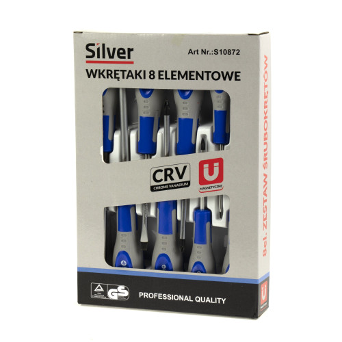 Zestaw wkrętaków Silver 8 el. S10872 - S10872 - Silver - 1