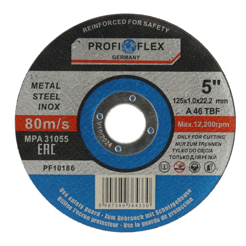 Tarcza do cięcia Profi-Flex 125 x 1,0 x 22 - PF10185 - Profi-Flex - 1 2