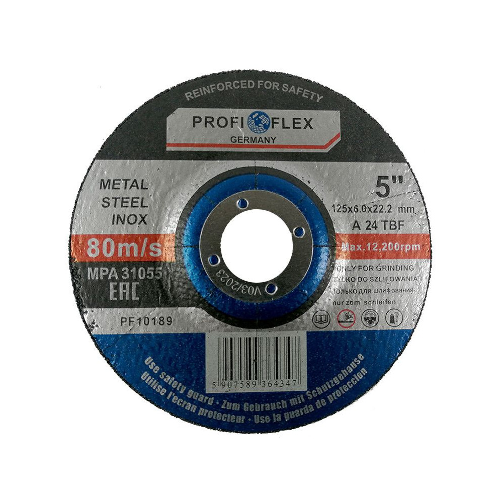 Tarcza do szlifowania Profi-Flex 125 x 6,0 x 22 - PF10189 - Profi-Flex - 2