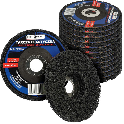 Zestaw 10x tarcza do szlifowania włóknina Profi-Flex 125 x 22 - PF10255_px10 - Profi-Flex - 1