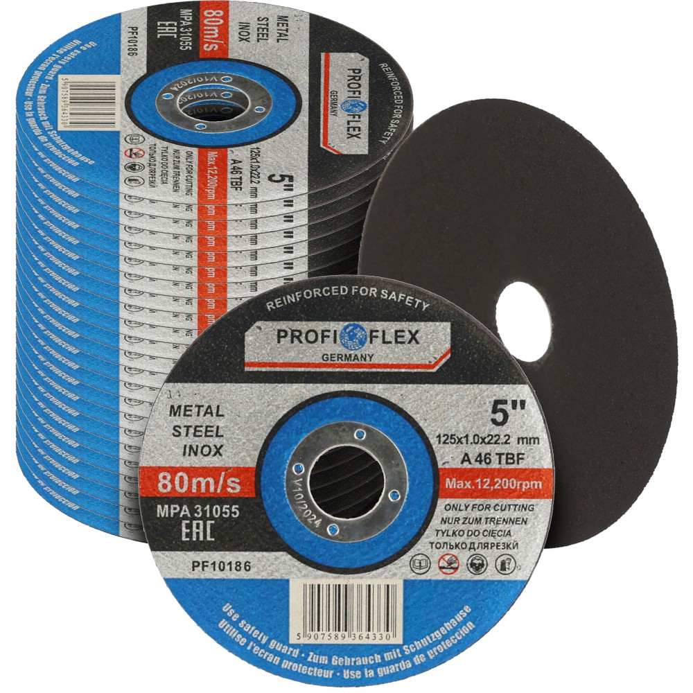 Zestaw 25x tarcza do cięcia Profi-Flex 125 x 1,0 x 22 - PF10185_px25 - Profi-Flex - 1