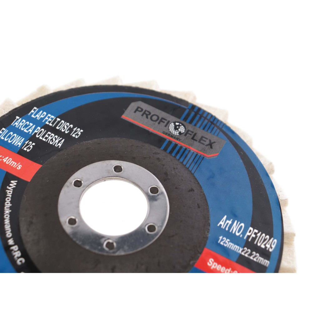 Tarcza lamelka polerska filcowa Profi-Flex 125 x 22 - PF10249 - Profi-Flex - 6