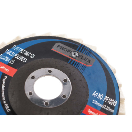 Tarcza lamelka polerska filcowa Profi-Flex 125 x 22 - PF10249 - Profi-Flex - 6