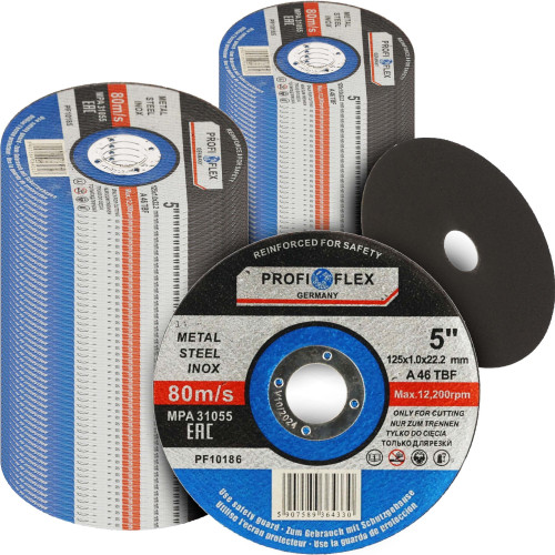 Zestaw 100x tarcza do cięcia Profi-Flex 125 x 1,0 x 22 - PF10185_px100 - Profi-Flex - 1