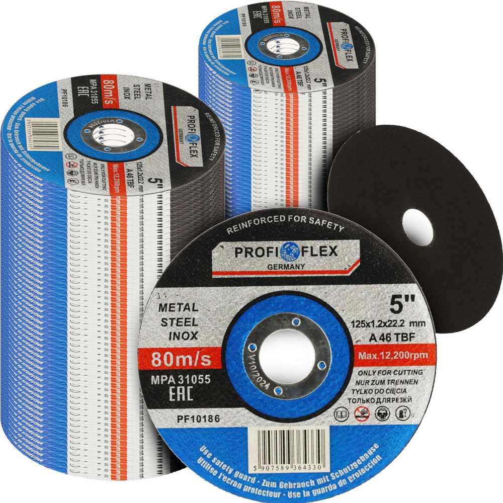 Zestaw 100x tarcza do cięcia Profi-Flex 125 x 1,2 x 22 - PF10186_px100 - Profi-Flex - 1