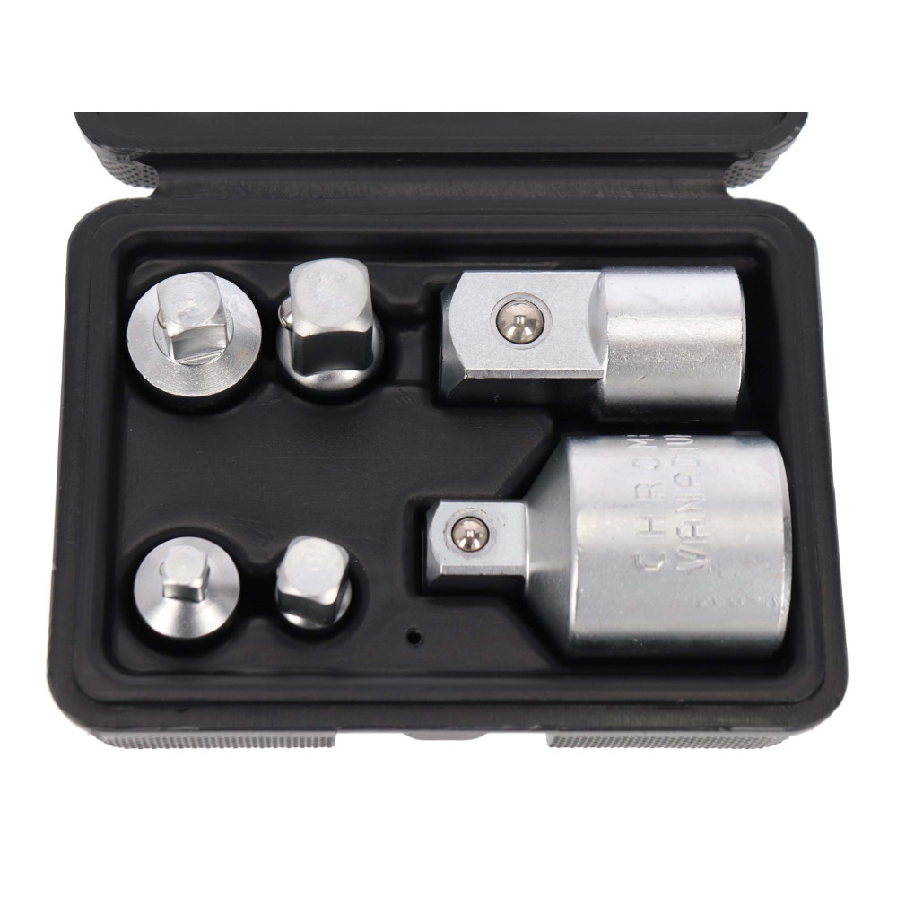Adaptery redukcyjne do kluczy nasadowych 6 el. Silver - S11032 - Silver - 4