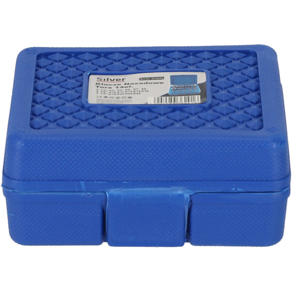 Zestaw kluczy nasadowych Torx 14 el. Silver - S10628 - Silver - 3