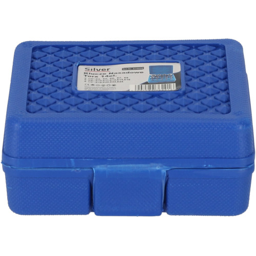 Zestaw kluczy nasadowych Torx 14 el. Silver - S10628 - Silver - 3