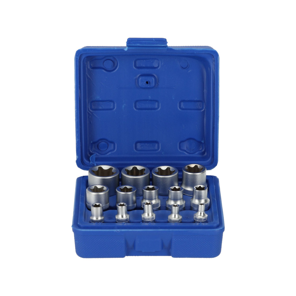 Zestaw kluczy nasadowych Torx 14 el. Silver - S10628 - Silver - 4