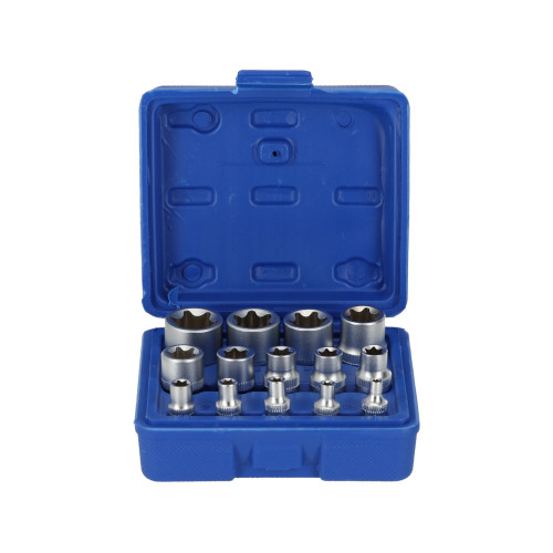 Zestaw kluczy nasadowych Torx 14 el. Silver - S10628 - Silver - 4