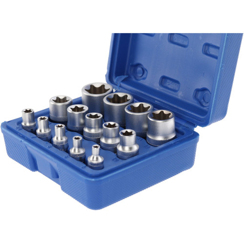Zestaw kluczy nasadowych Torx 14 el. Silver - S10628 - Silver - 5
