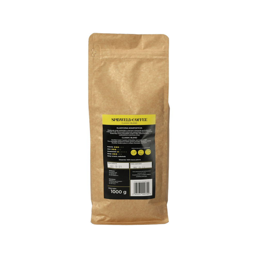 Kawa ziarnista SPIDWELD Classic Blend 1000 g - spid_coffe_cb_1000 - Spidweld - 3