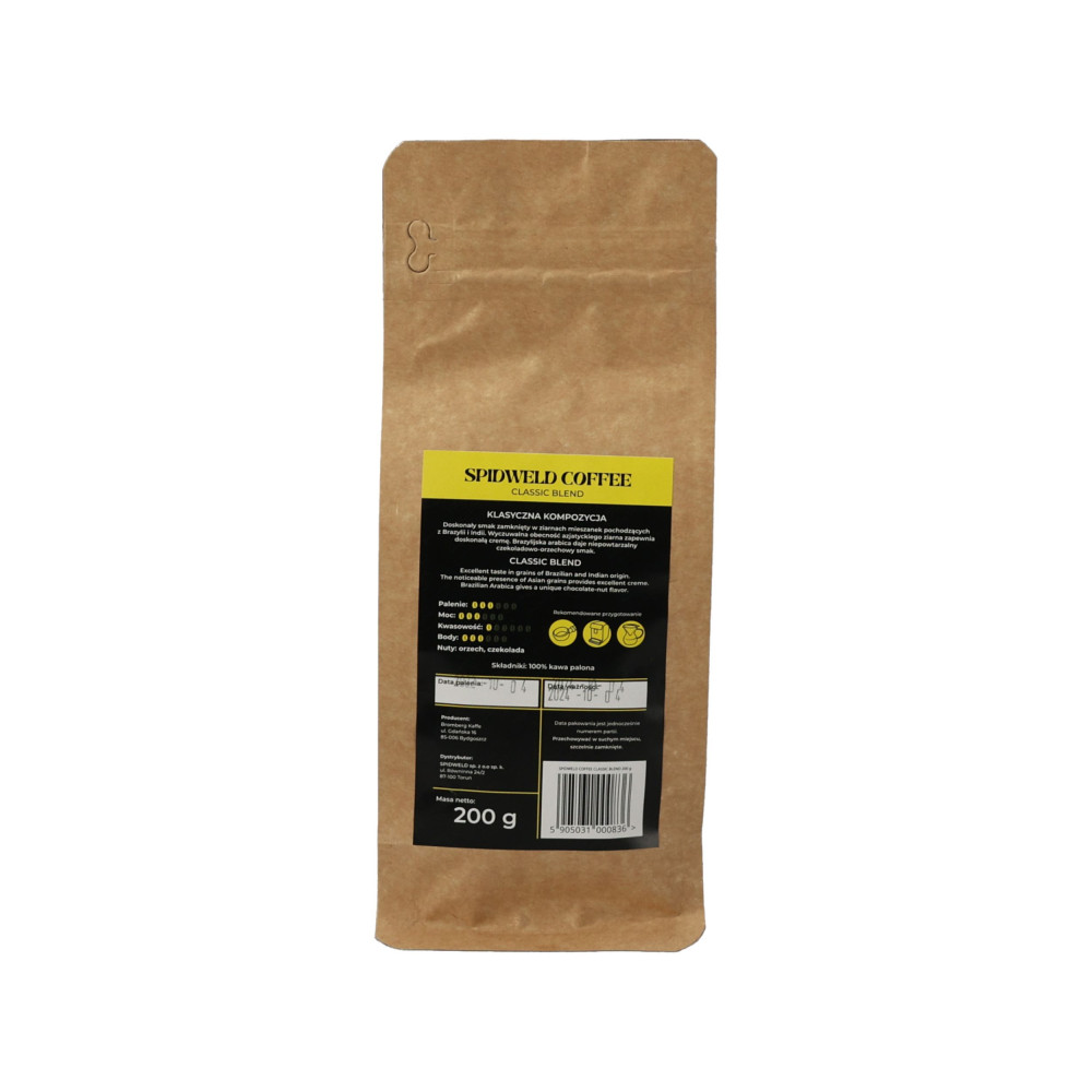 Kawa ziarnista SPIDWELD Classic Blend 200 g - spid_coffe_cb_200 - Spidweld - 3
