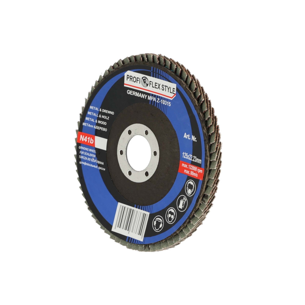 Tarcza listkowa lamelka Profi-Flex 125 mm P40 - PF10071 - Profi-Flex - 7