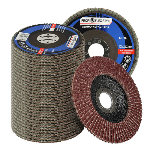 Zestaw 25x tarcza listkowa lamelka Profi-Flex 125 mm P60 - PF10072_px25 - Profi-Flex - 1