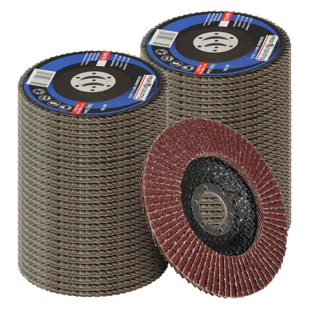 Zestaw 50x tarcza listkowa lamelka Profi-Flex 125 mm P80 - PF10073_px50 - Profi-Flex - 1