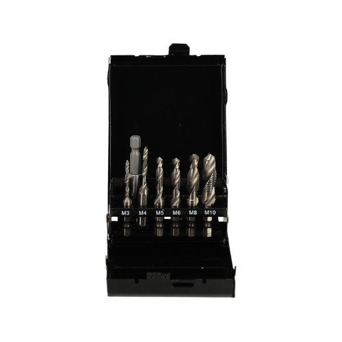 Wiertła gwintujące 7 el. M3-M10 Silver - S11535 - Silver - 1 2