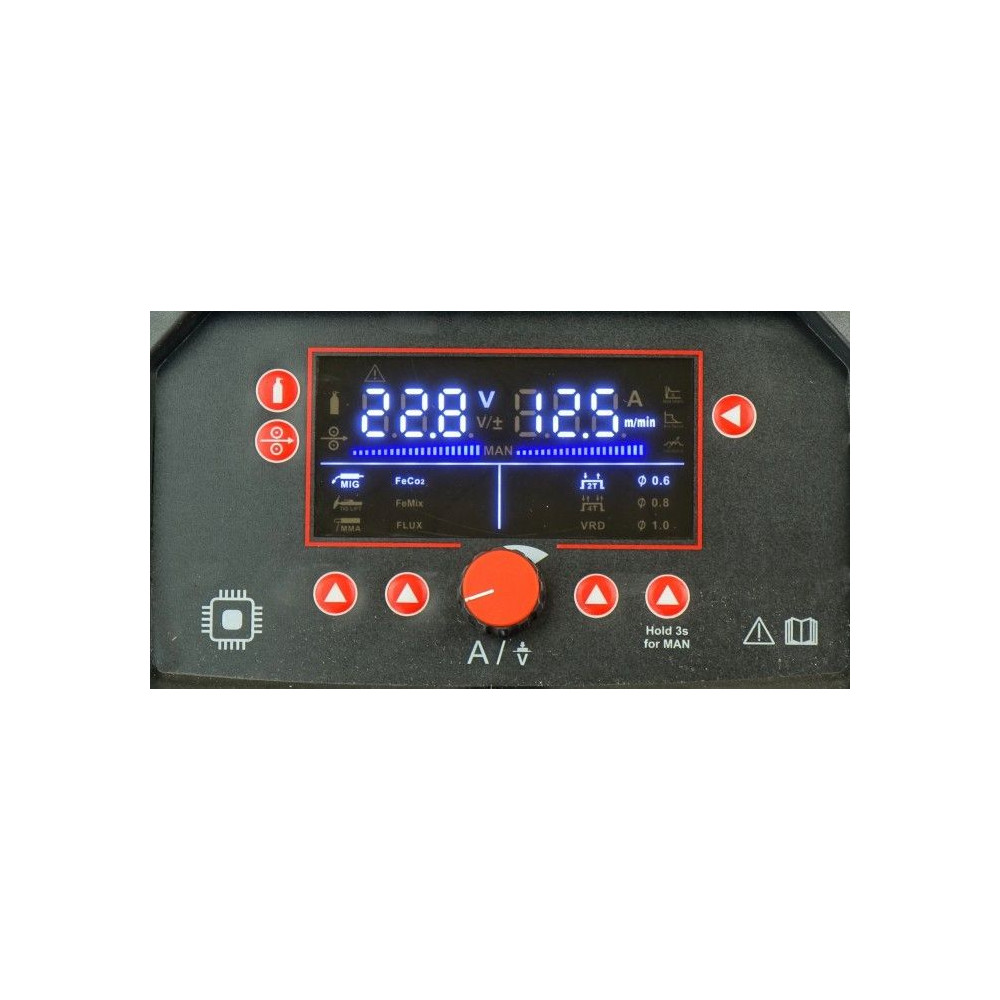 Spawarka Ideal Tecnomig 221 Synergic - zestaw - TMIG221SYN-G - Ideal - 10
