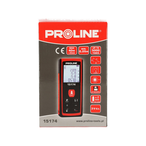 Dalmierz laserowy 40 m Proline - 15174 - Proline - 8