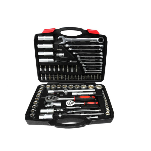 Zestaw kluczy nasadowych, pł.-oczk., torx, bitów Heidmann 94 el. GEKO - G10149 - Heidmann - 1 2