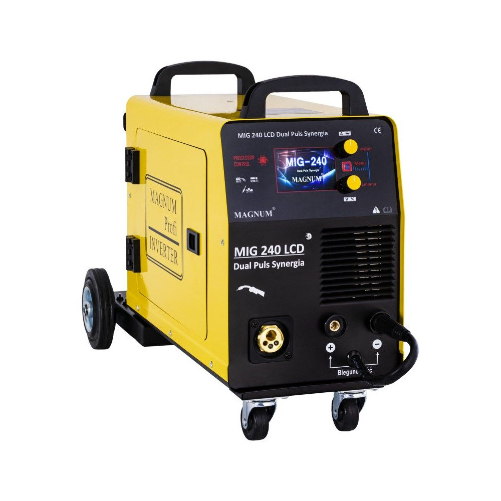 Spawarka Magnum MIG 240 LCD Dual Puls Synergia - zestaw - U MI 240 DP LCD-G - Magnum - 8