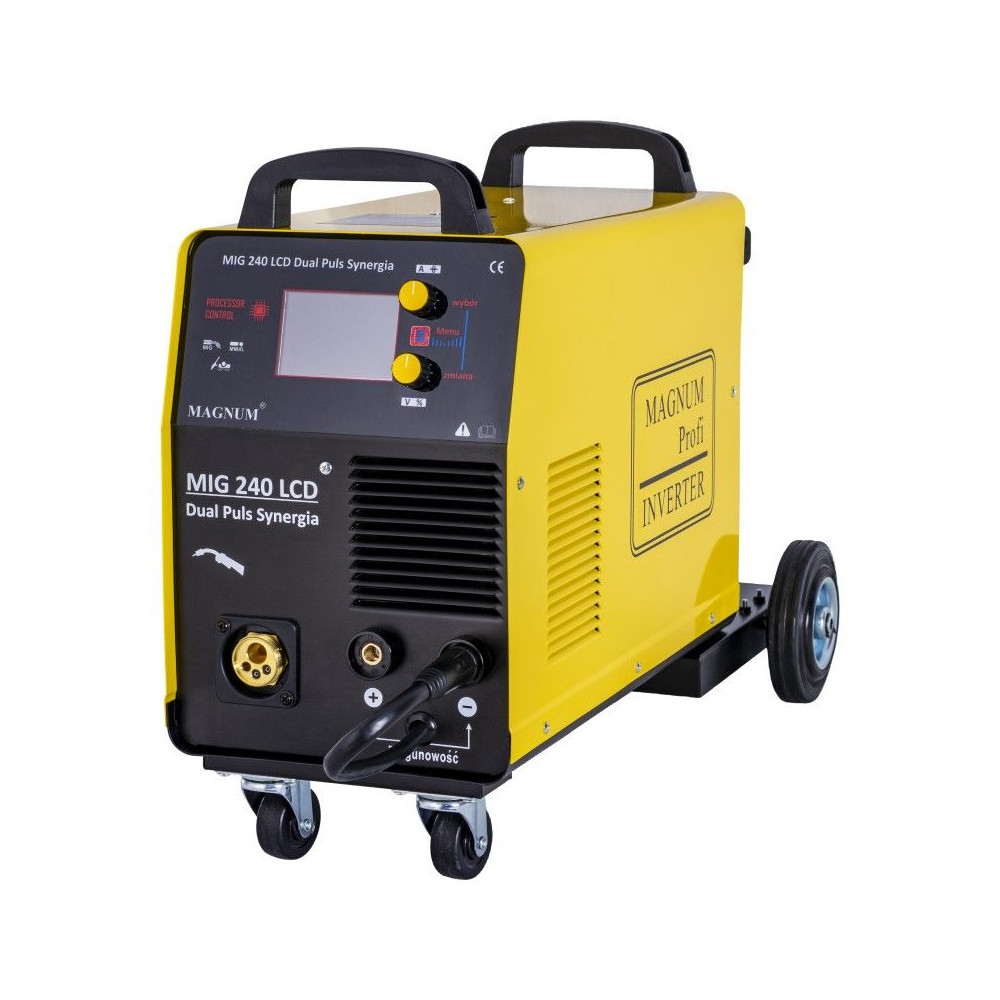 Spawarka Magnum MIG 240 LCD Dual Puls Synergia - zestaw - U MI 240 DP LCD-G - Magnum - 9