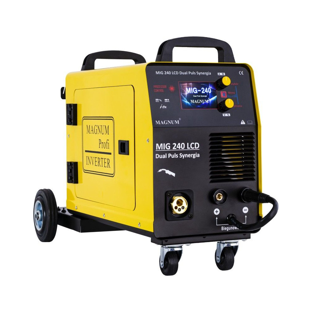 Spawarka Magnum MIG 240 LCD Dual Puls Synergia - zestaw - U MI 240 DP LCD-G - Magnum - 12