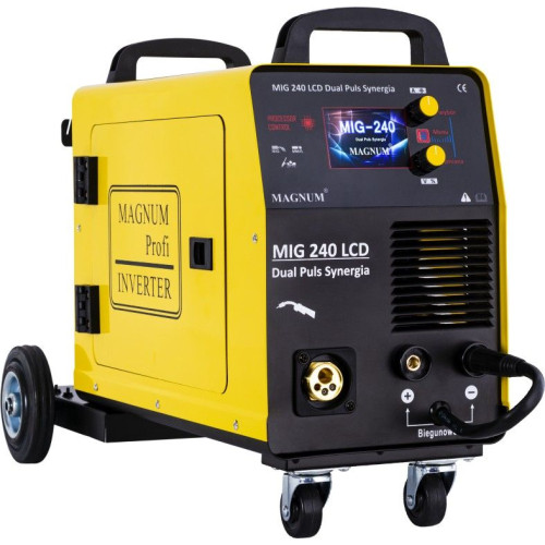 Spawarka Magnum MIG 240 LCD Dual Puls Synergia - zestaw - U MI 240 DP LCD-G - Magnum - 12