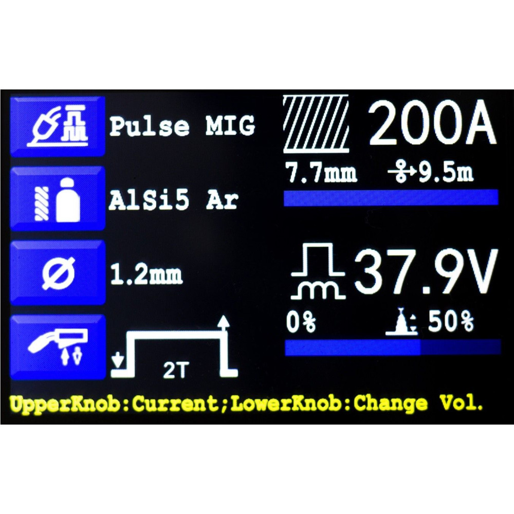 Spawarka Magnum MIG 240 LCD Dual Puls Synergia - zestaw - U MI 240 DP LCD-G - Magnum - 13