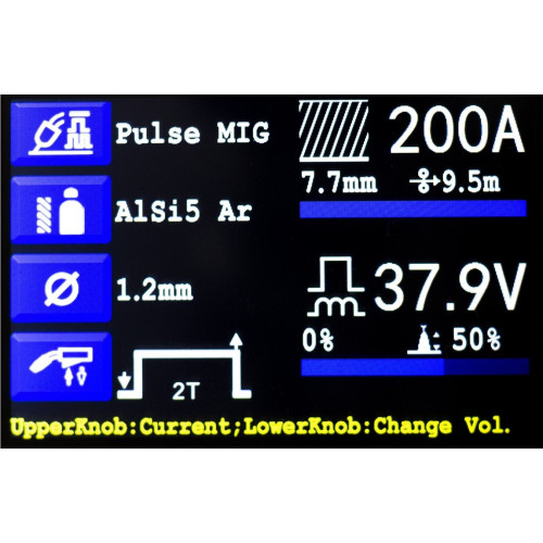 Spawarka Magnum MIG 240 LCD Dual Puls Synergia - zestaw - U MI 240 DP LCD-G - Magnum - 13