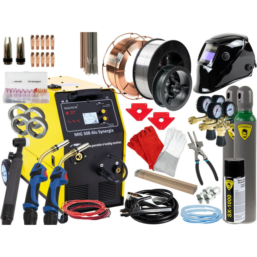 Spawarka Magnum MIG 308 Alu Synergia - zestaw - U MI 308AL SY-G - Magnum - 1