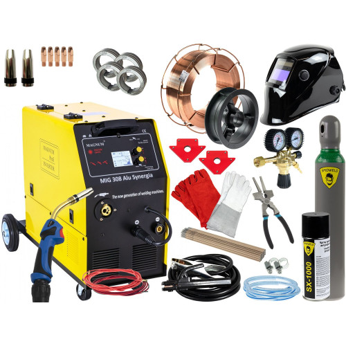 Spawarka Magnum MIG 308 Alu Synergia - zestaw - U MI 308AL SY-G - Magnum - 3