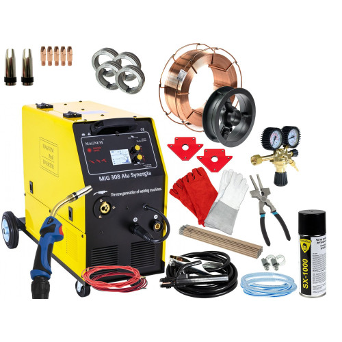 Spawarka Magnum MIG 308 Alu Synergia - zestaw - U MI 308AL SY-G - Magnum - 5