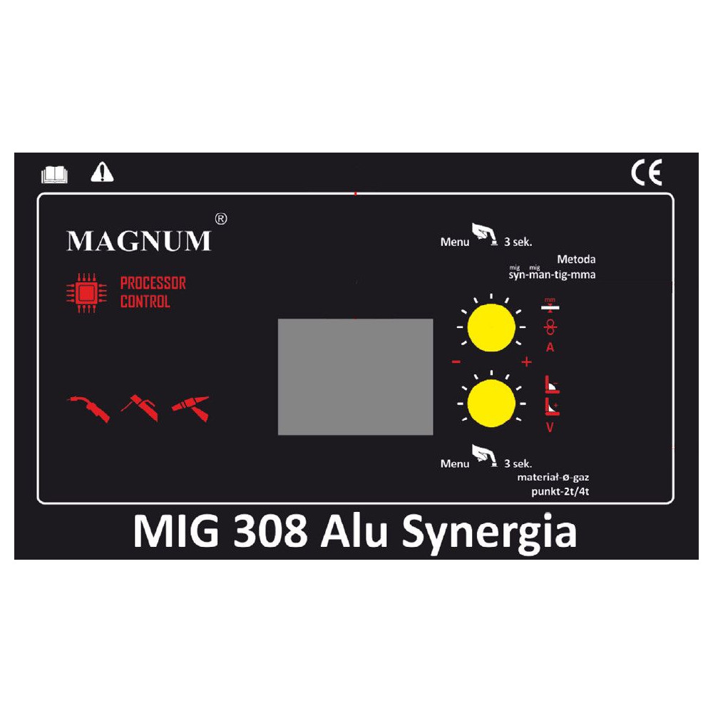 Spawarka Magnum MIG 308 Alu Synergia - zestaw - U MI 308AL SY-G - Magnum - 13